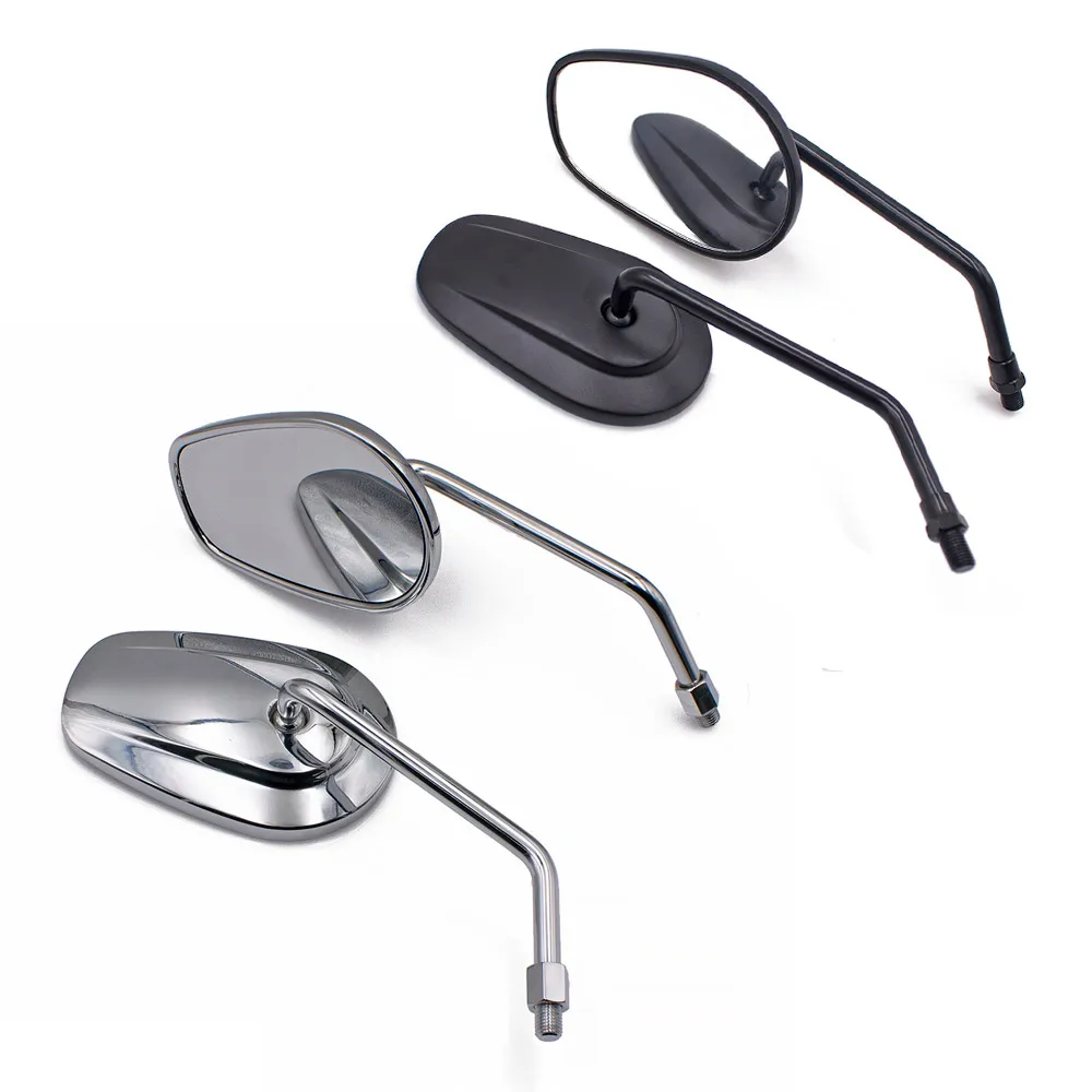 10MM Chrome/black Rearview Mirrors Fit For Suzuki Boulevard M109R M50 M90 M95 Marauder VZ 800 1600C 109R C50 C90 S40