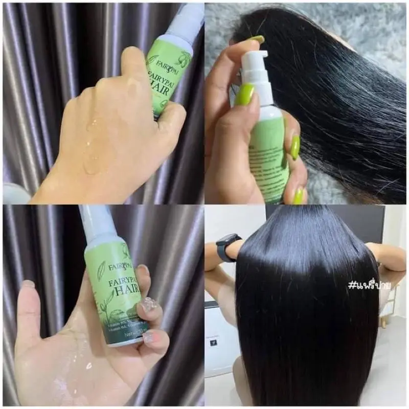 Thailand Hair Serum- Damaged Hair Repair Treatment, Split Ends Mender & Strengthening Essence for Long Length Growth