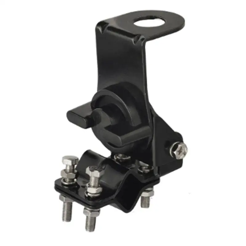 #91M Fixed Bracket ,Vehicle CB Mobile Radio Antenna Mirror Mount Pole Mount Fixed Bracket (Black)