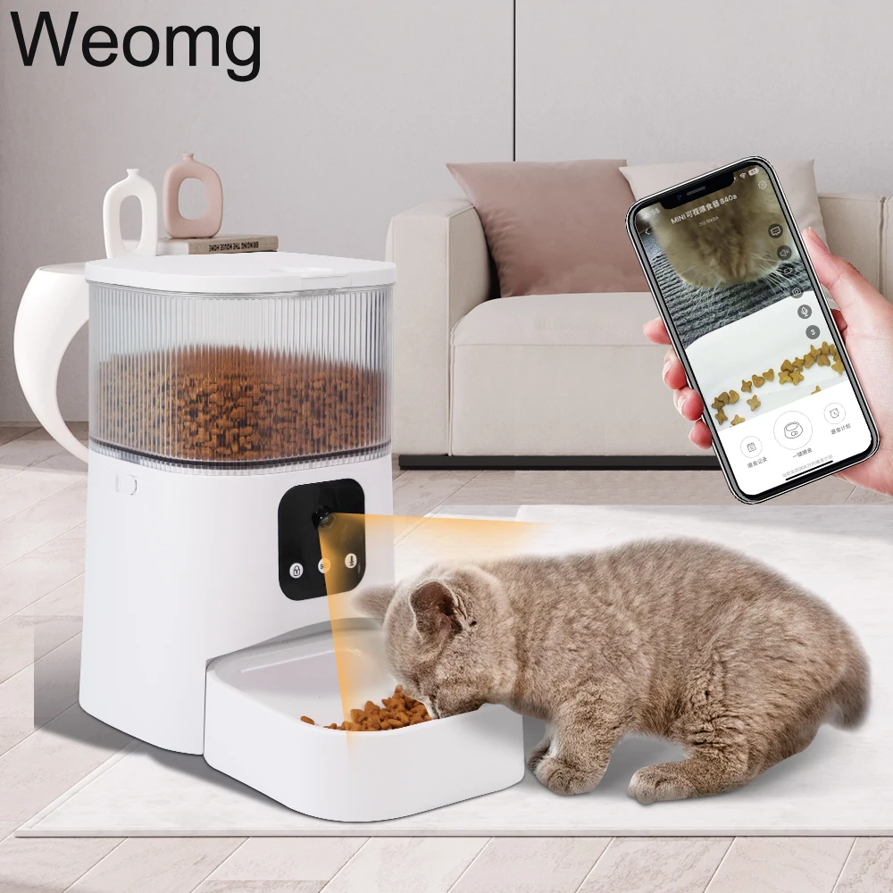 

3L Video Camera Automatic Cat Feeder With Video Cat Dry Food Dispenser Pet Smart Recorder Timmer Feeder Bowl For Cats Dogs