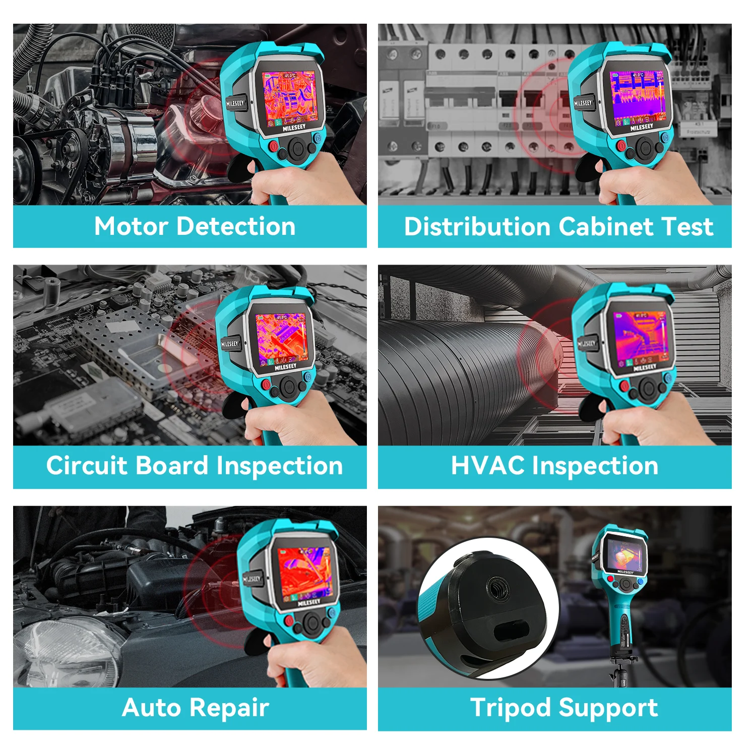 Mileseey TR120 /256 Professional Thermal Imager High Resolution Infrared Thermal Camera High Senstive Thermal Imager for Repair