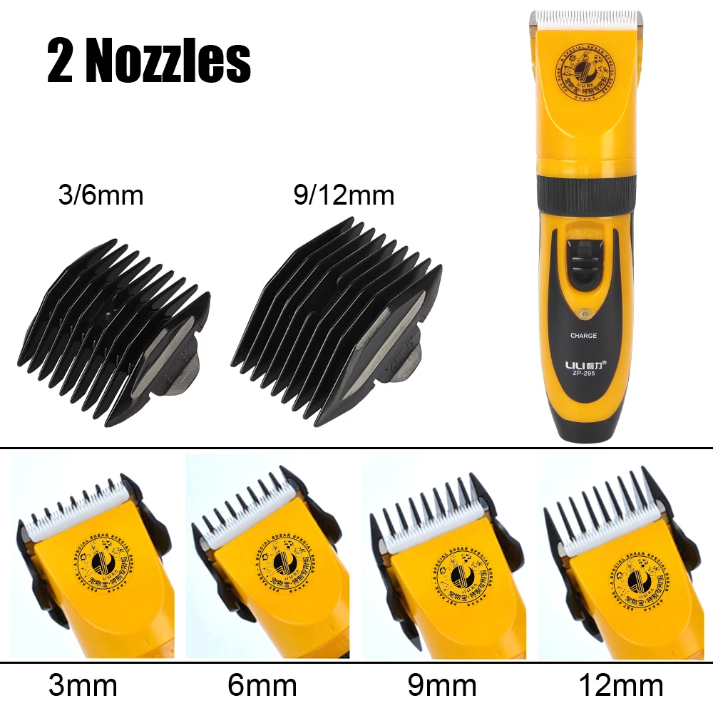 For Rabbit Cat Puppy Grooming Clipper Cutter Pet Hair Clipper Haircut Trimmer Shaver Set Electric Scissors Ceramic Blade