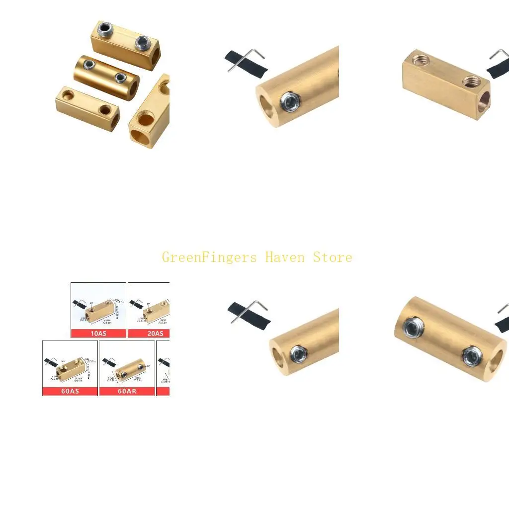 F68D 10Pcs High Performances Terminals Block High Current Waterproof Wire Butt Joint