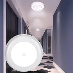 Motion Sensor Ceiling Light LED Battery Operated Wireless Motion Lighting Fixture for Hallway Kitchen Bedroom