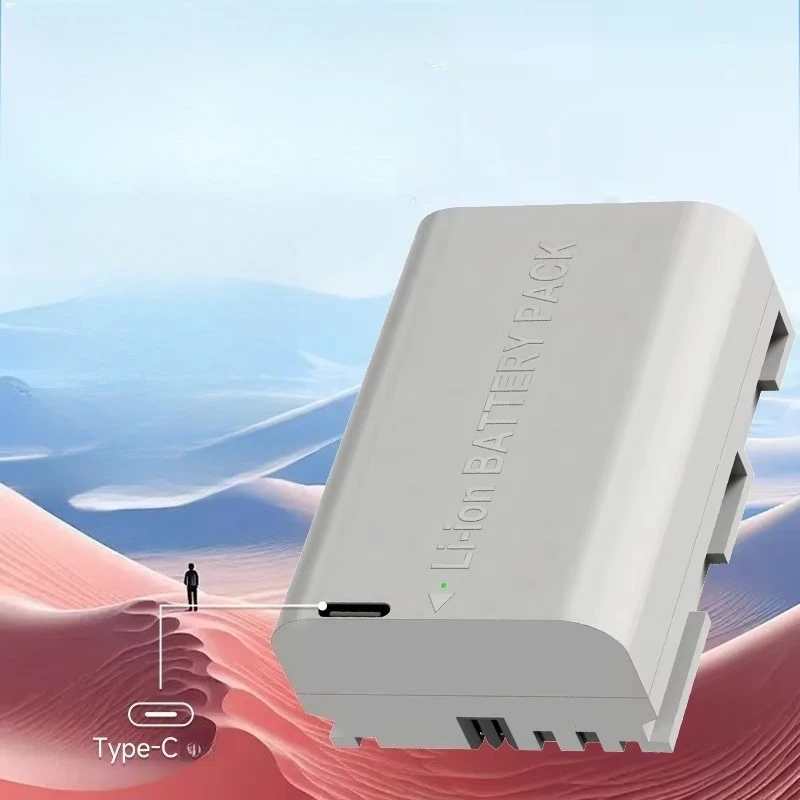 Type-C LP-E6  Rechargeable Camera Battery For Canon DSLR 90D 60D 80D 70D  5D Mark3 5D Mark4 6D Mark2  R6 R5