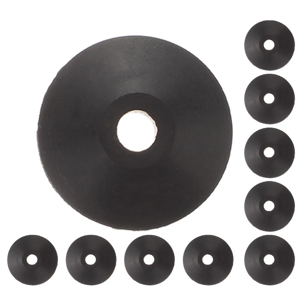 10Pcs Conical Rubber Sealing Gaskets for Toilet Tank Bolts Leakproof Heavy Duty Washers DIY Plumbing Repair Kit Toilet Bowl