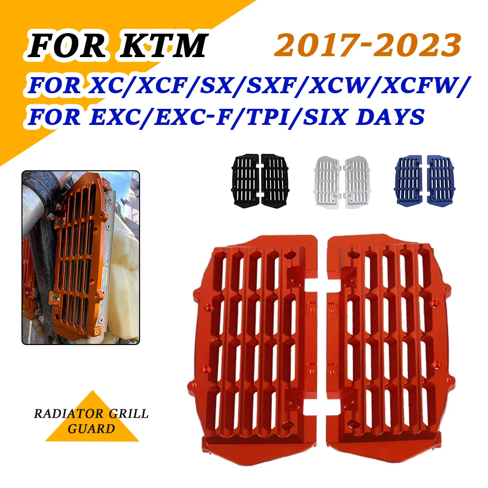 

For KTM EXCF EXC XCF XC SXF SX 125 250 300 350 400 450 500 For Husqvarna 2017 - 2023 Radiator Guard Grill Cover Protector Grille