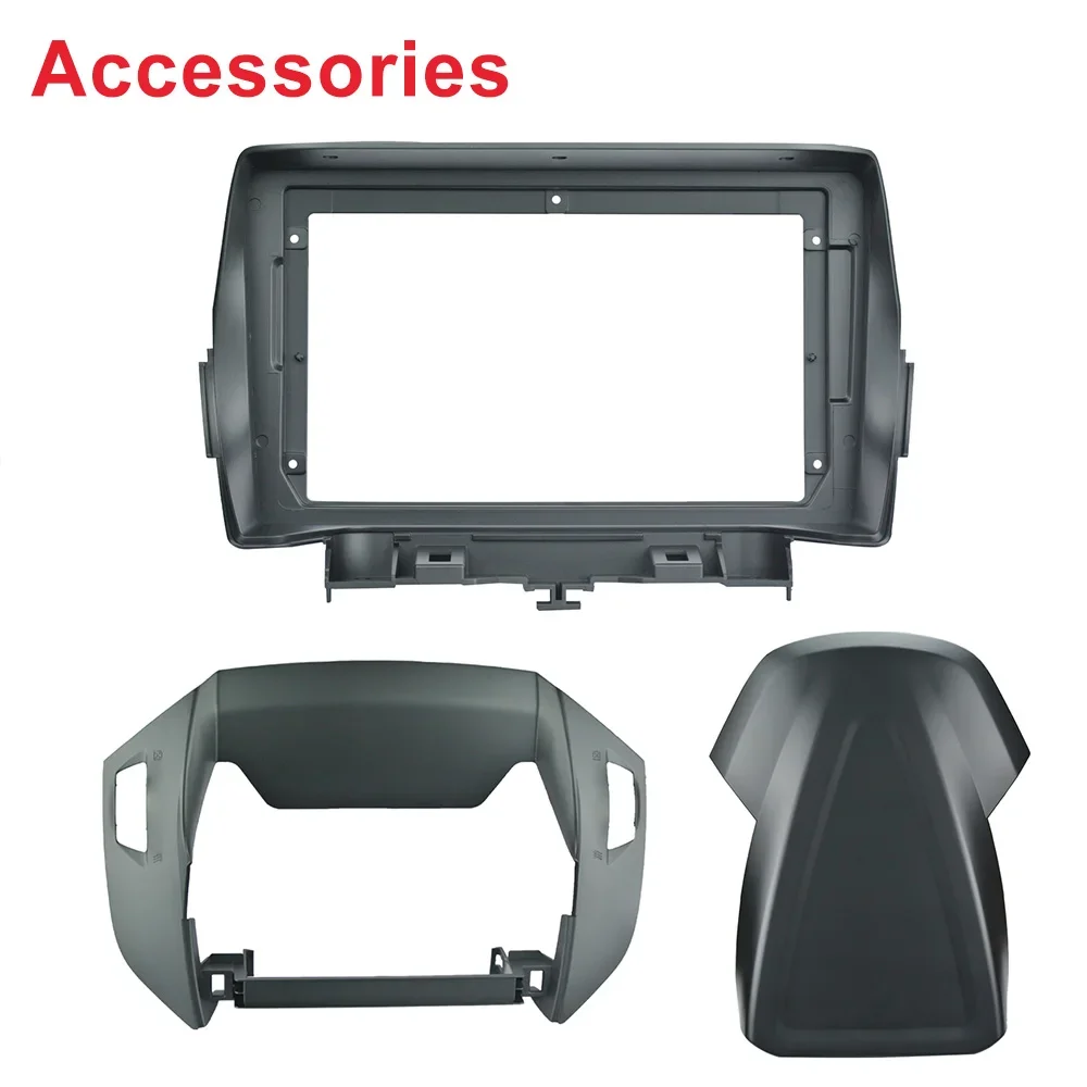 9 Inch Car Fascia For Ford Escape Kuga 2013-2018 Double Din Fascia Audio Fitting Adaptor Facia Panel Car Dvd Frame Trim Kit