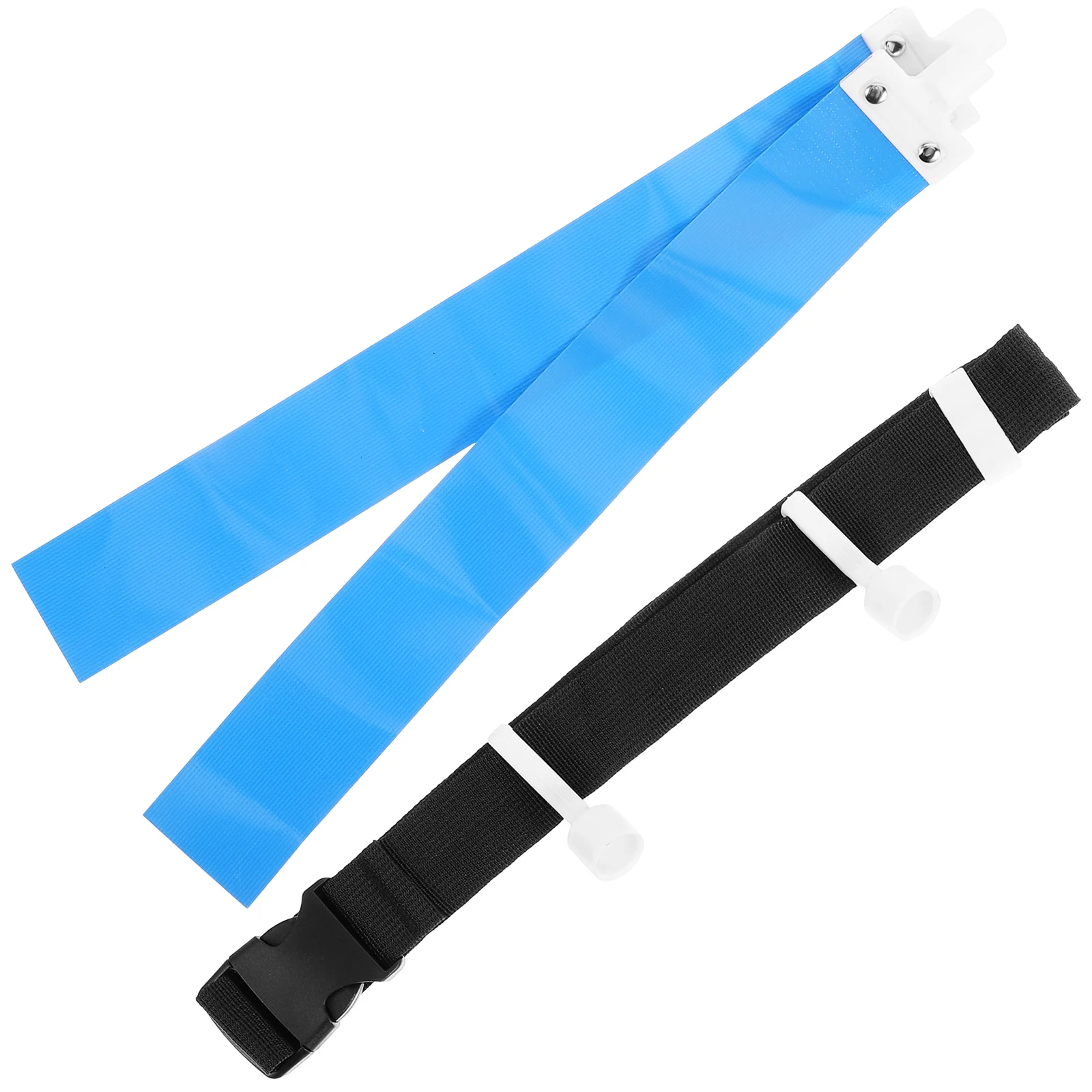 

Unisex Football Flags for American Belt Game Ribbon Accessories Youth Professional Training 1pcs (blue Air Buckle Waist)