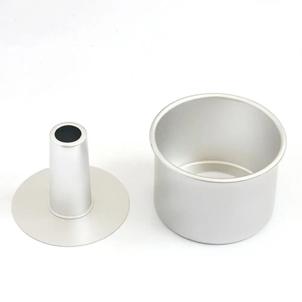Chiffon Cake Mold Anodized Aluminum Hollow Pan Removable Bottom Chimney Tray For YABAY Kitchen Baking Equipment Tool