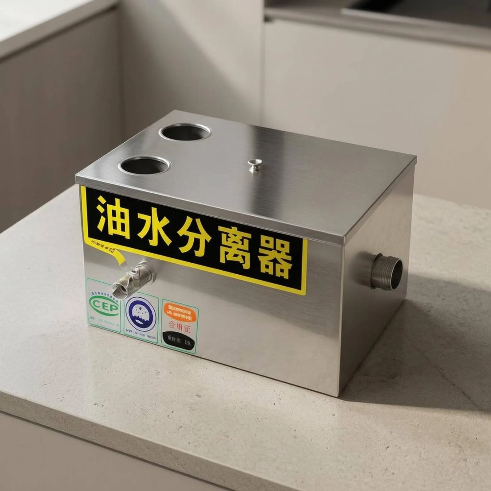 Commercial Kitchen Grease Interceptor - Separatore Olio-Acqua per Cucine Commerciali con