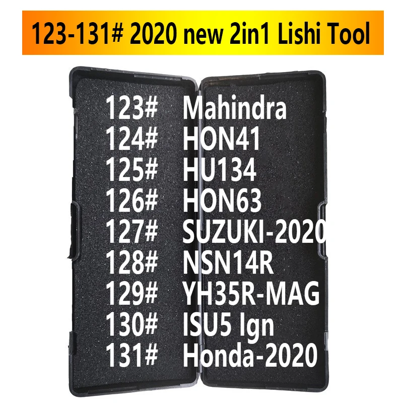 

123-131# 2020 new 2in1 Lishi Tool HU134 HON63 HON41 YH35R-MAG NSN14R ISU5 Ign for Mahindra suzuki 2020 SUZUKI-2020 Honda-2020