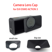 Camera Lens Hoods Anti Glare Sun Shade Cover Light Flares Protection Shield Cap for DJI Osmo Action 3 Camera Protector Accessory