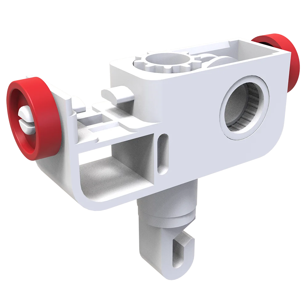 Portador de gancho en J moderno y duradero para componentes de persianas verticales