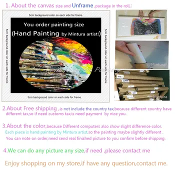 大型手繪夜景街景丙烯油畫,畫布材質,牆面裝飾畫,客廳裝飾畫,家居裝飾藝術品 8 最佳銷售 亞克力牆飾 - №8