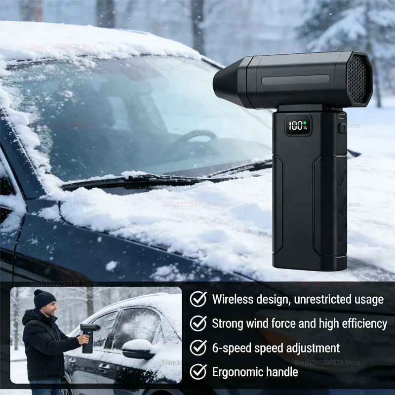 

Adjustable Mini Dust Snow Blower Powerful High Speed 5-Gear Compressor Air Duster for Car Computer Keyboard House Cleaning Tools