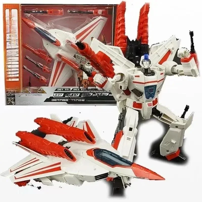 Hasbro Transformers Lg07-Jetfire Starscream Thundercracker Action Figure Free Shipping  Collecting Model Toys Present in Stock