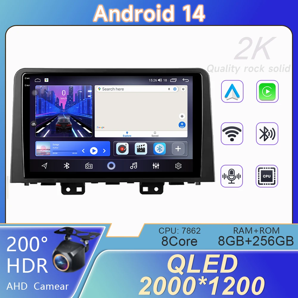 

Car Radio For Hyundai Staria H1 2021 - 2023 Android Auto Carplay Video Player 4G GPS Navigation Multimedia 5G WIFI No 2din DVD