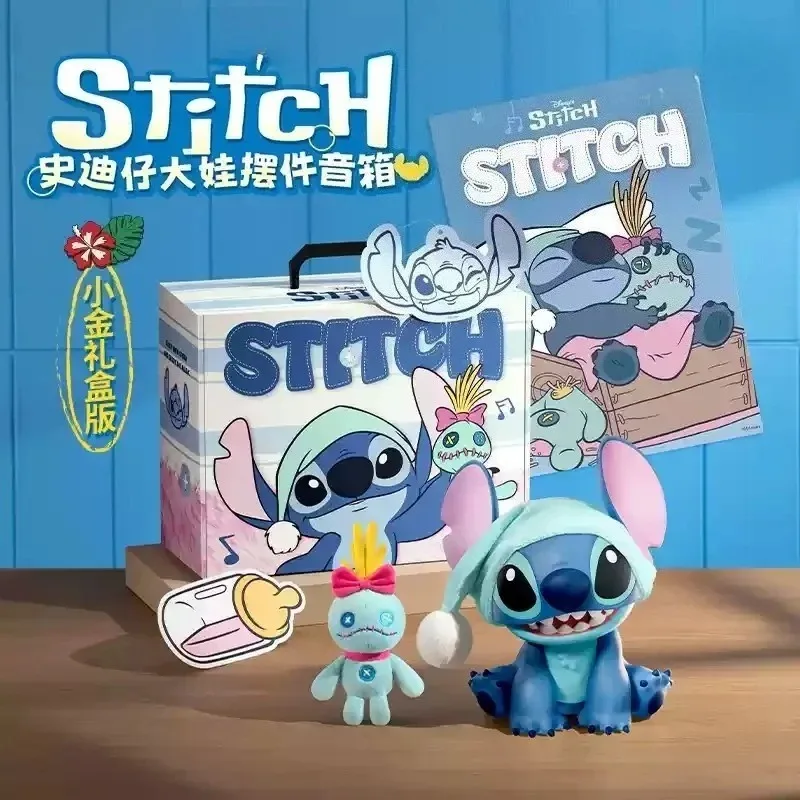 

Lilo and Stitch Disney Audio Ornaments Kawaii Cartoon Printed Accessories Small Bluetooth Speakers Couple's Holiday Gifts