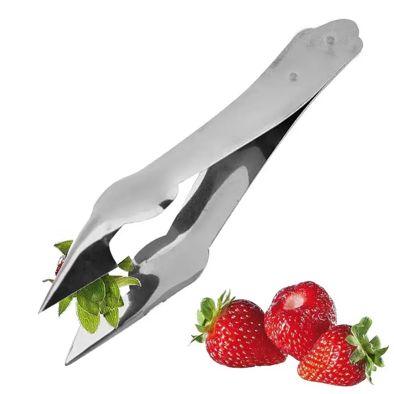 Stainless Steel Strawberry Huller Pineapple Removing The Stem And Eye Clip Of Vegetables And Fruits Useful Things For Kitchen