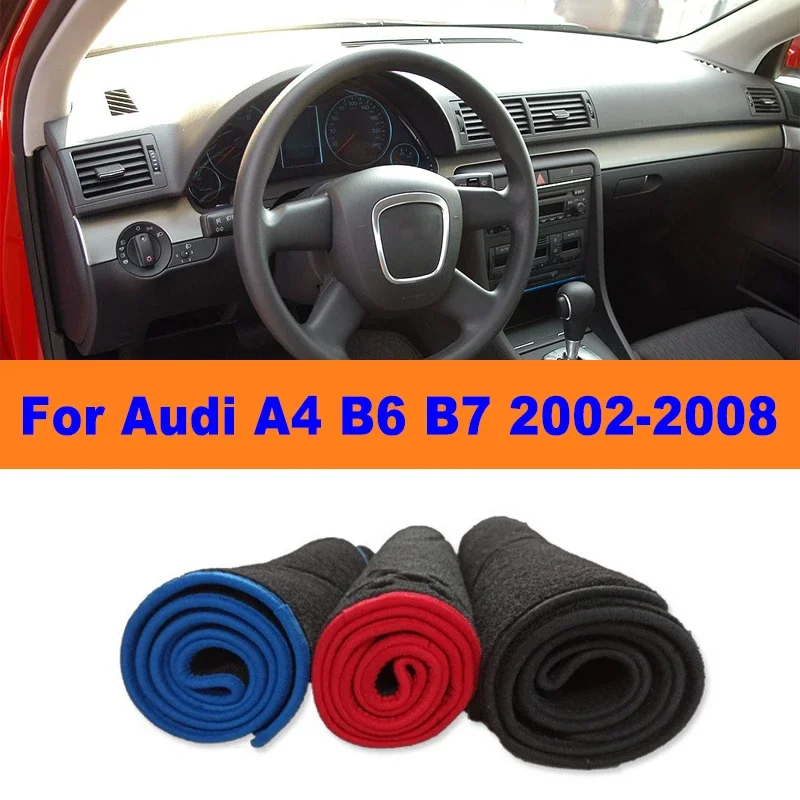 

Anti-Glare Dashboard Cover Dash Mat Non-Slip Sun Shade Pad Interior Protector For Audi A4 B6 B7 2002-2008 2003 Car Accessories