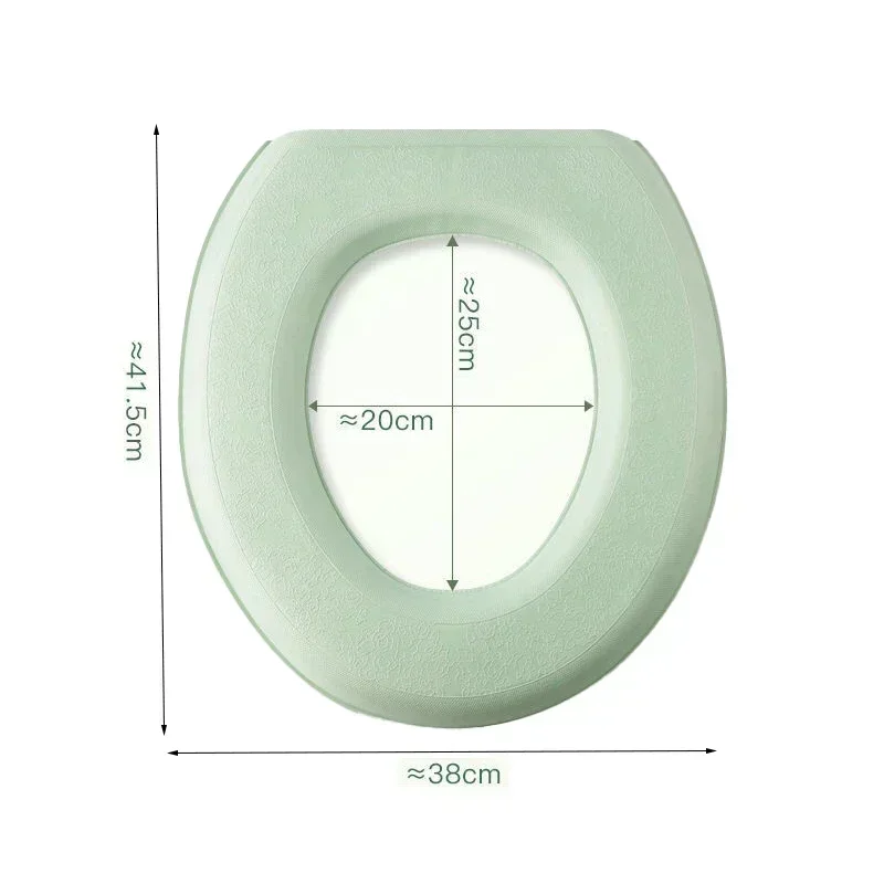 Toilet seat cover waterproof sticker washable foam toilet cover portable silicone toilet cup cover bathroom accessories