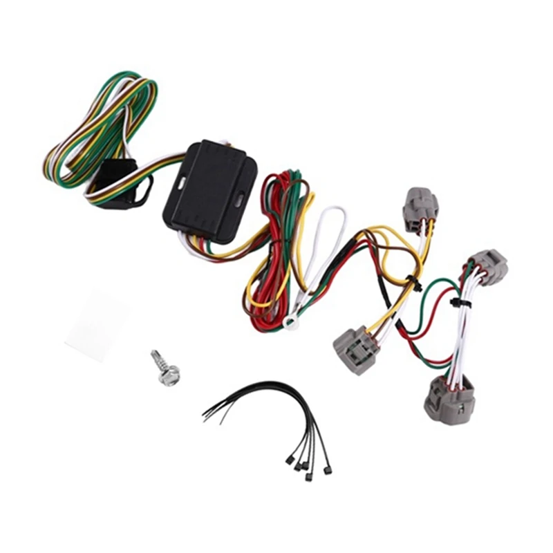 Super Sale 4 Pin Trailer Wiring Harness 55513 Towing 4 Way Flat Connector Socket for Toyota Tacoma T100 Hilux
