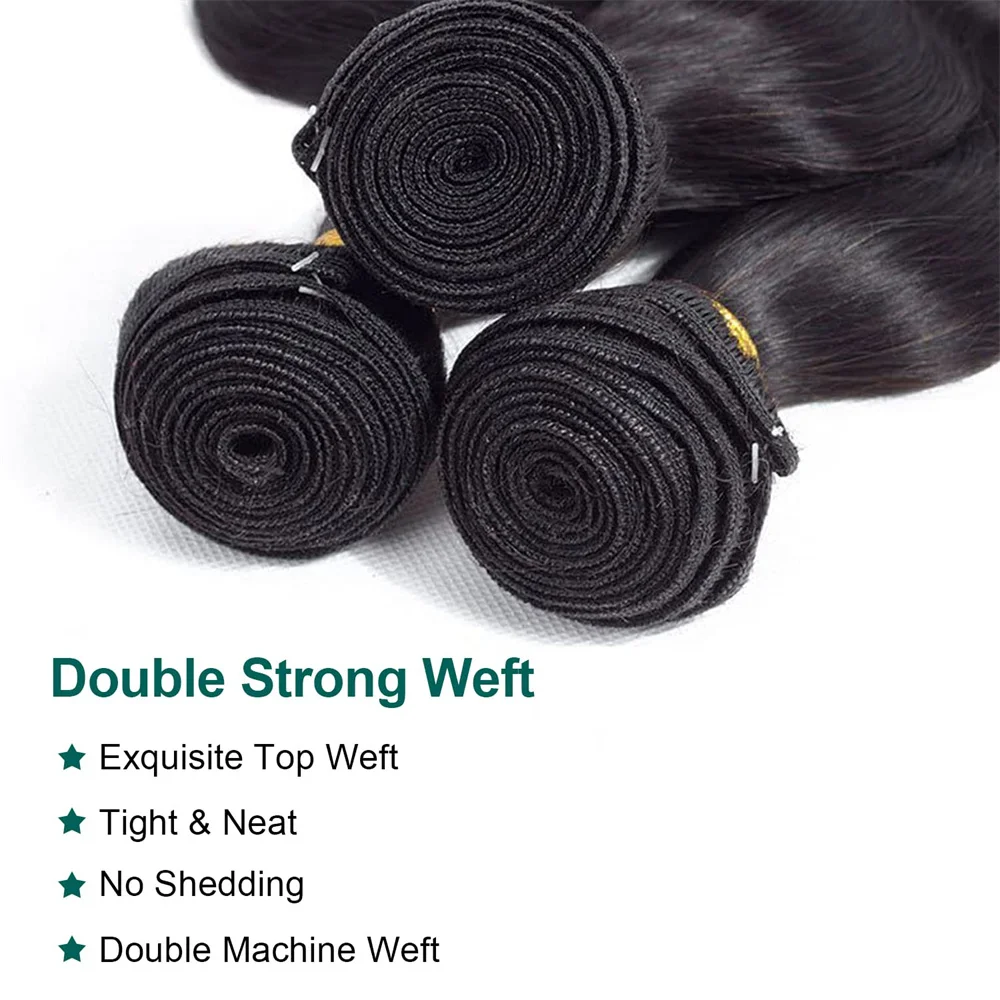 حزمة الشعر البشري اللون الطبيعي العظام مستقيم الهندي 100% الخام ريمي عذراء غير المجهزة 1-4 قطعة حزم لملحقات امرأة سوداء #3