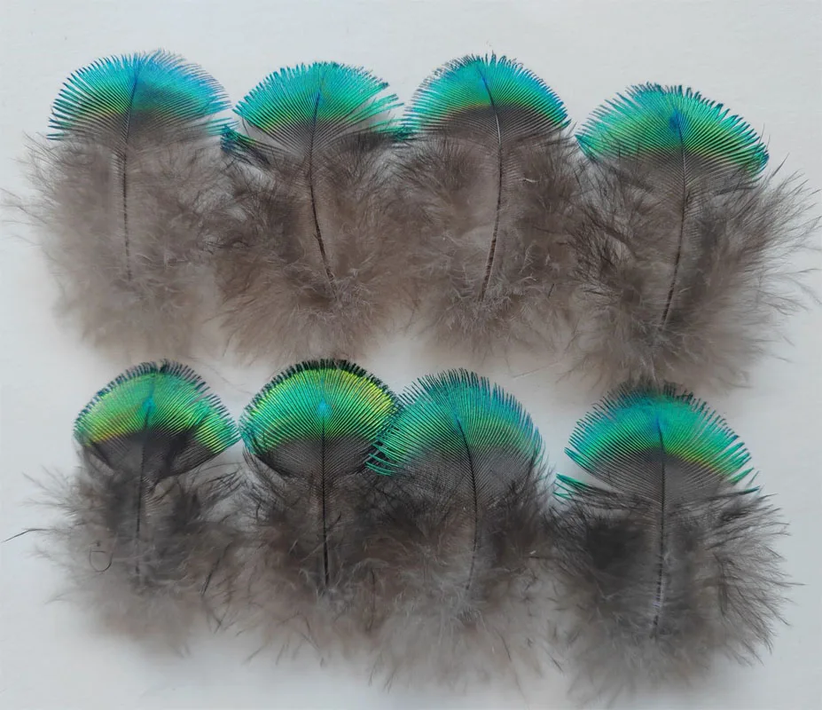 30Pcs,Fly Tying,Veren, Crafts DIY GOLD GREEN BLUE Peacock Plumage Feathers for Jewelry Making Home Party Decoration Plumas,Plume