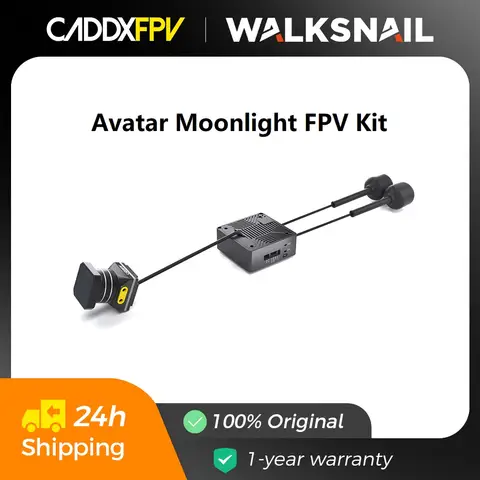 CADDX Walksnail Moonlight Kit 4k/60FPS FOV 160° HD Startlight Camera,Support Gyroflow,Built-in EIS,Dual Antennas,for FPV Drone