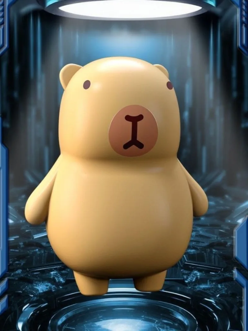Capybara Robot Magnétique – Figurine ABS 9x9,5x11,5 Cm – Pièces Mobiles – Kit De Construction Compact – Voiture, Intérieur/extérieur