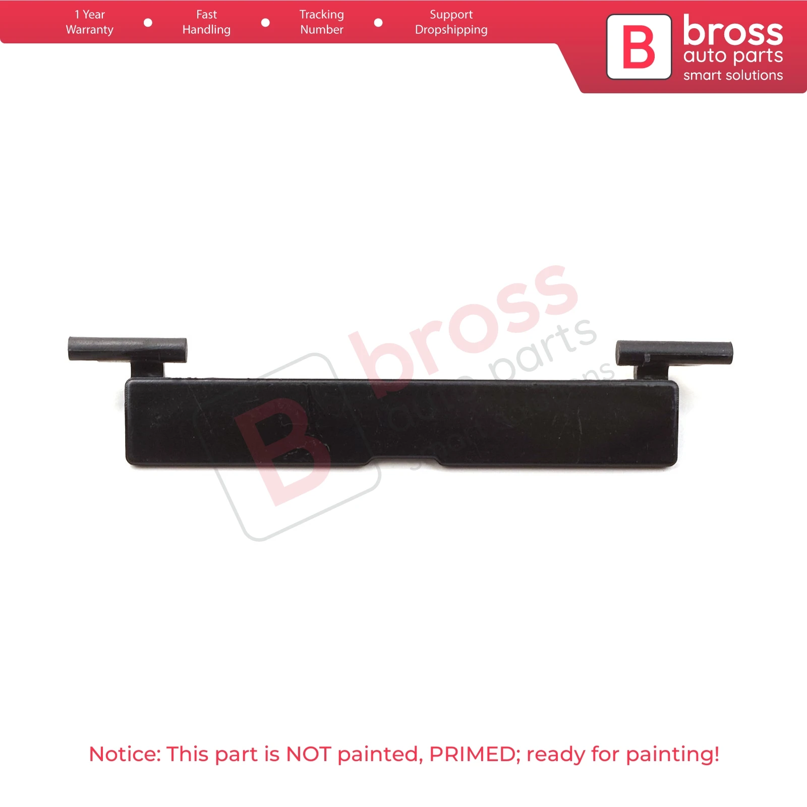 BSR563 Roof Rack Carrier Mounting Molding Port Bag Rail Lid Cover Trim 20469071829040 for Mercedes C Class W204 2007-14 95*15 mm