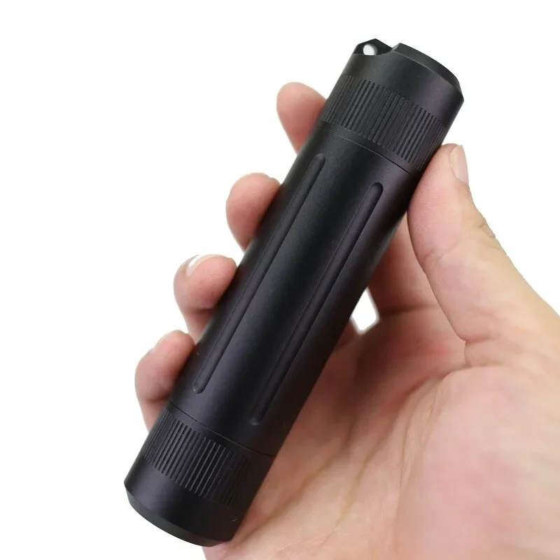 FEGVE Aluminum Alloy Waterproof Pill Case Container Holder Candy Tea Storage Box EDC