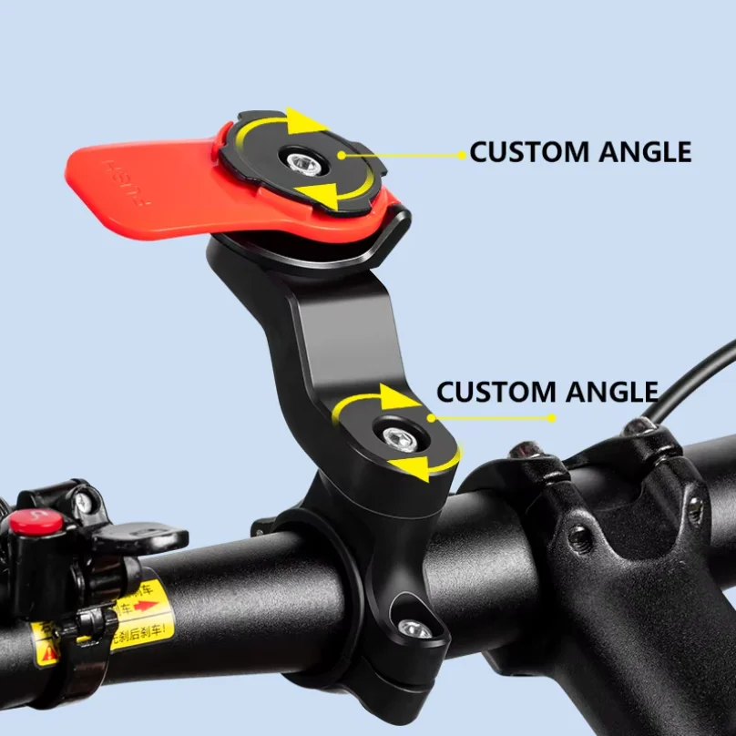 Motorcycle Phone Holder, Bicycle Navigation Holder 360° Rotating Riding Holder Universal Phone Holder Detachable and Adjustable. - view 3