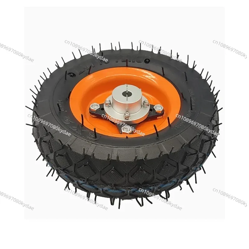 

Надувная резиновая шина 200 мм с зажимным соединителем - 8-дюймовое колесо для умного шасси автомобиля, ведущее колесо
