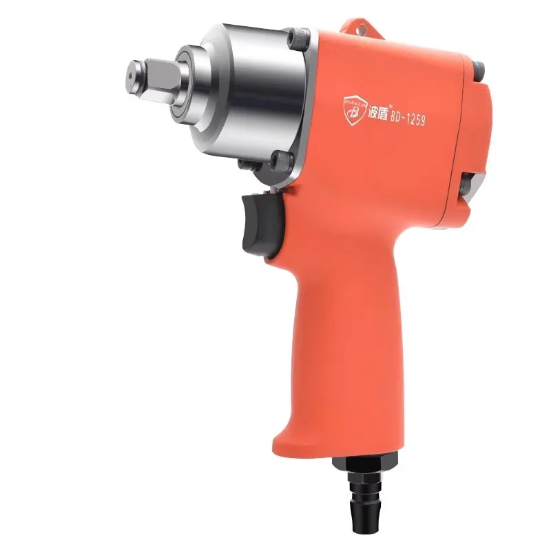 Pneumatic Wrench with Short Shaft, 1/2 Inch Mini Air Impact Wrench, Air Trigger Bd-1259