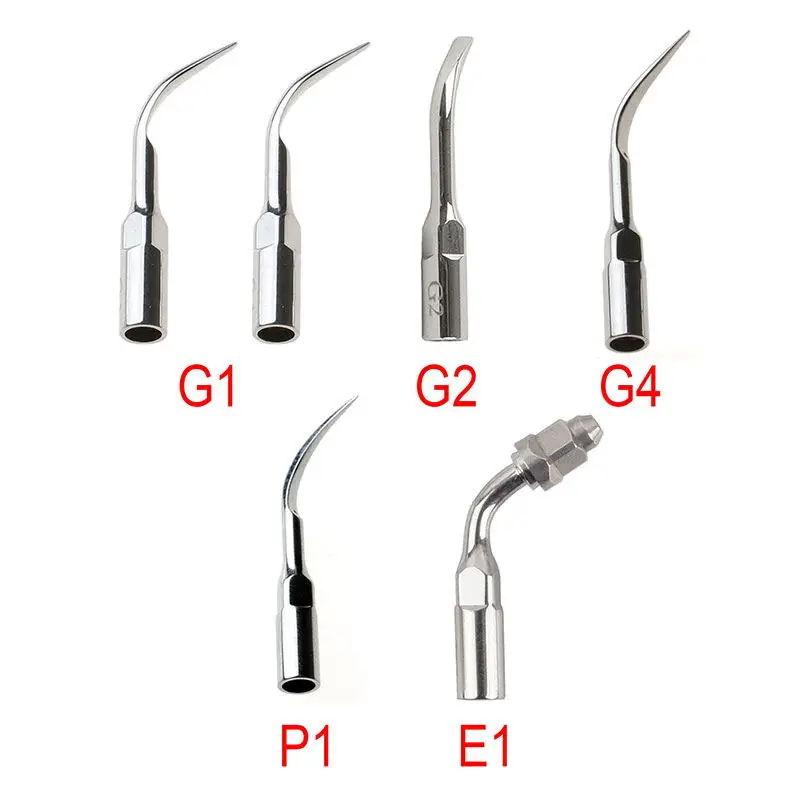 AZDENT-escalador ultrasónico Dental, puntas de escalado para EMS WOODPECKE, piezas de mano, E1, E2, E3, P1, P3, G1, G3