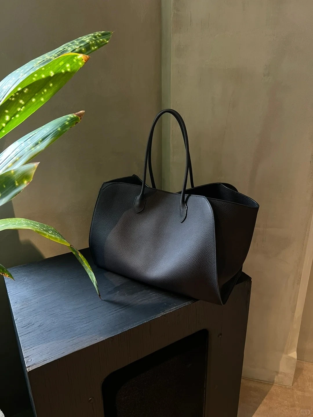 

Marlo17 Fashion Soft Style High Quality Tote Bag Cowhide Large Capacity Handbag Grainy Classic Genuine Leather Shoulder Bag