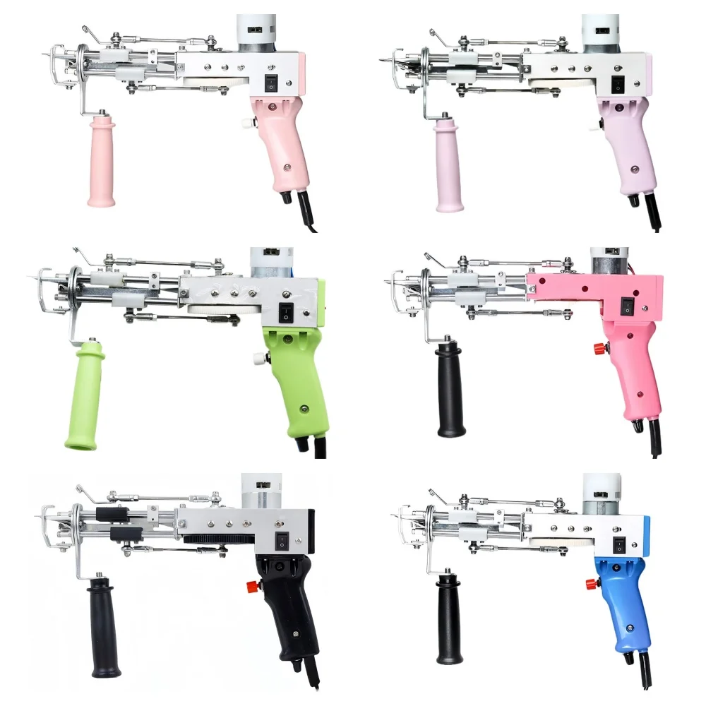 

Multi color 2-in-1 carpet weaving gun tufting gun 100V-240V 50-60HZ electric tool weaving gun