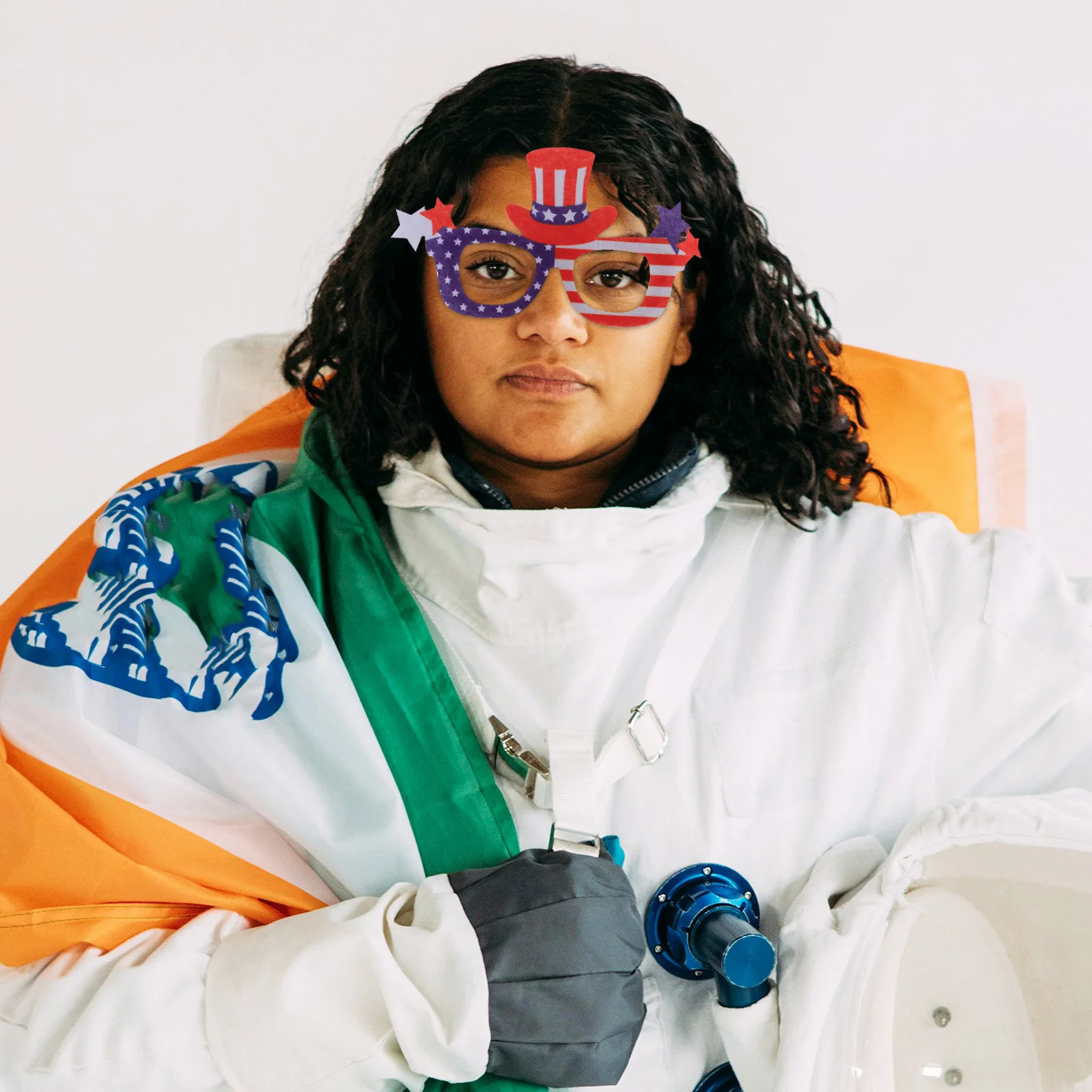 

Fun Patriotic Eyeglasses for 4Th of July Party Decorative Glasses Lightweight Non-Woven Material Kids Adult Safe Party Favors