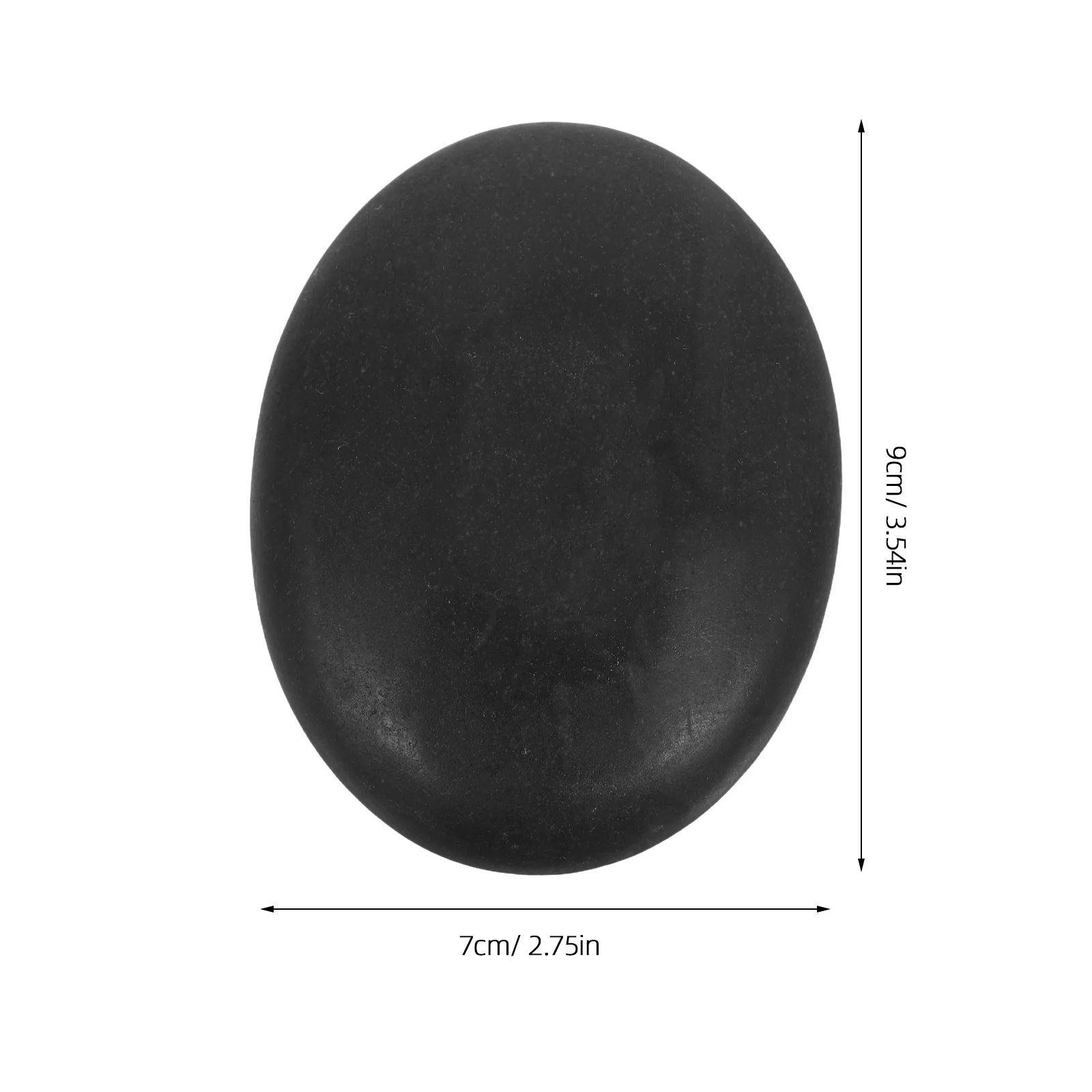 مجموعة أحجار البازلت الاحتفاظ بالحرارة مكونة من 4 قطع للعناية بالقدم في صالونات التجميل الاحترافية وتدليك الجسم ومجموعة أحجار الحجر الأكثر دفئًا #2