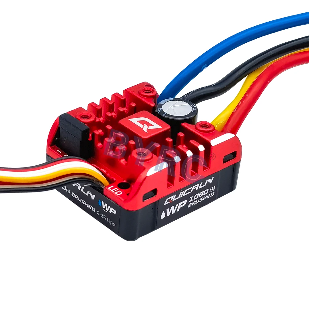 NEW Hobbywing QuicRun WP 1080 G2 80A Brushed Waterproof ESC Electronic Speed Controller for 1/10 RC Rock Crawler Car