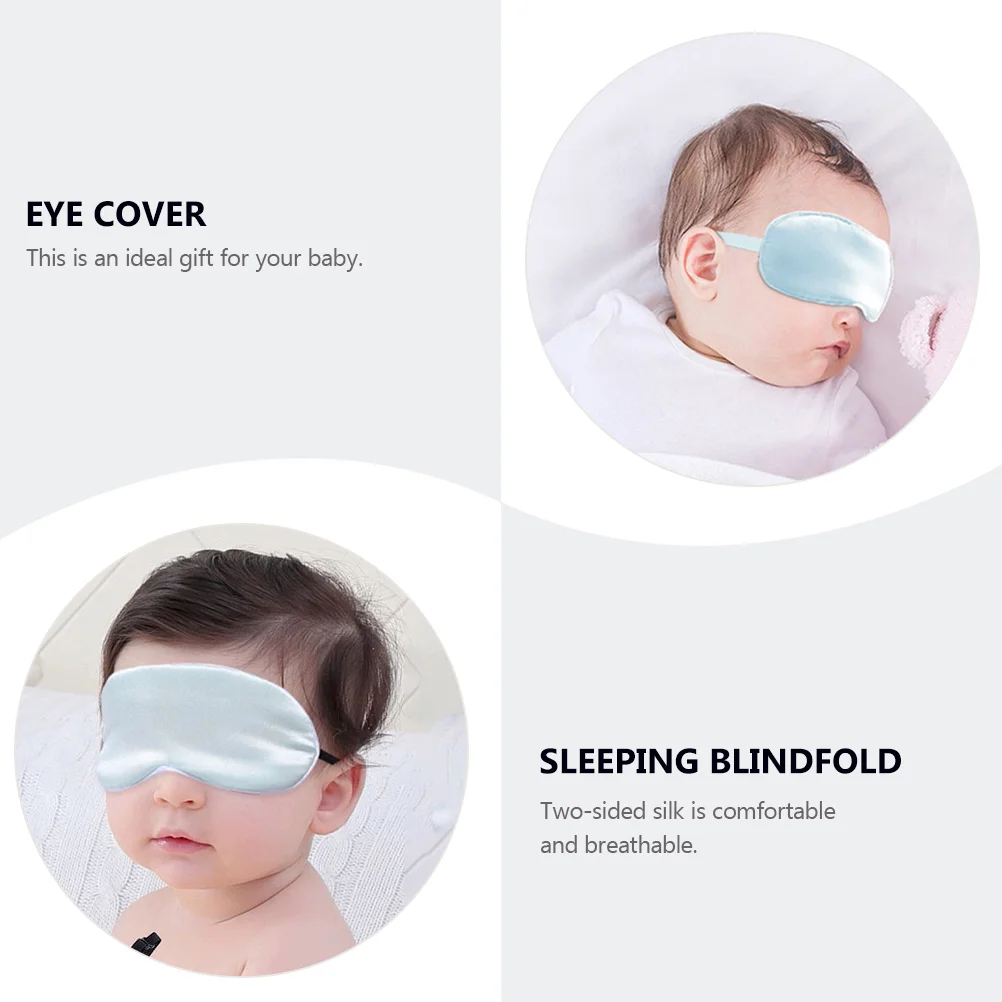 Toys Goggles Kids Eye Patches Silk Blindfold Night Infant Sleeping Shade Facial Masks