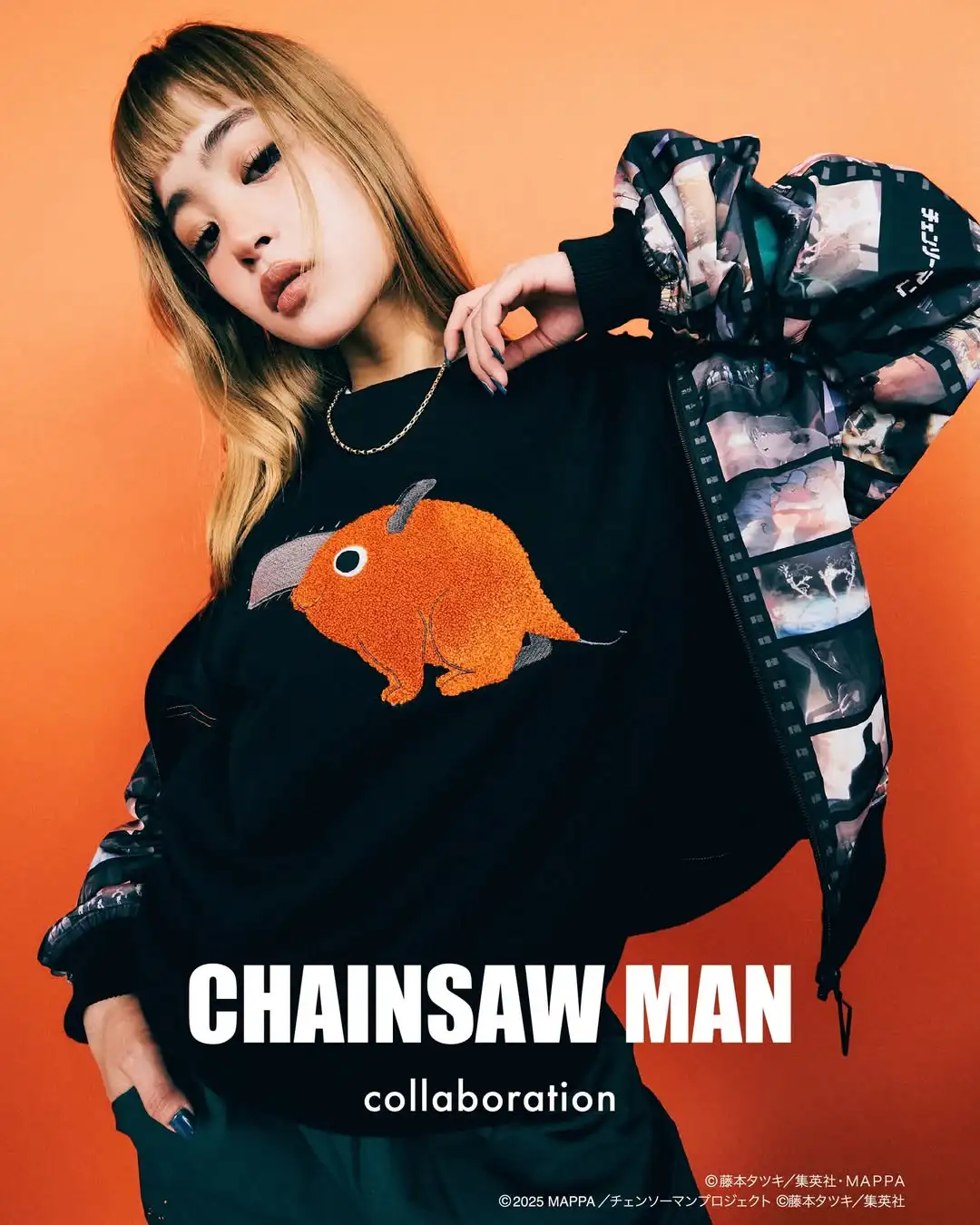 

Y2k Embroidery Chainsaw Man Graphic T Shirts Oversized Streetwear Original Top Quality Cotton Long Sleeved Women Clothing