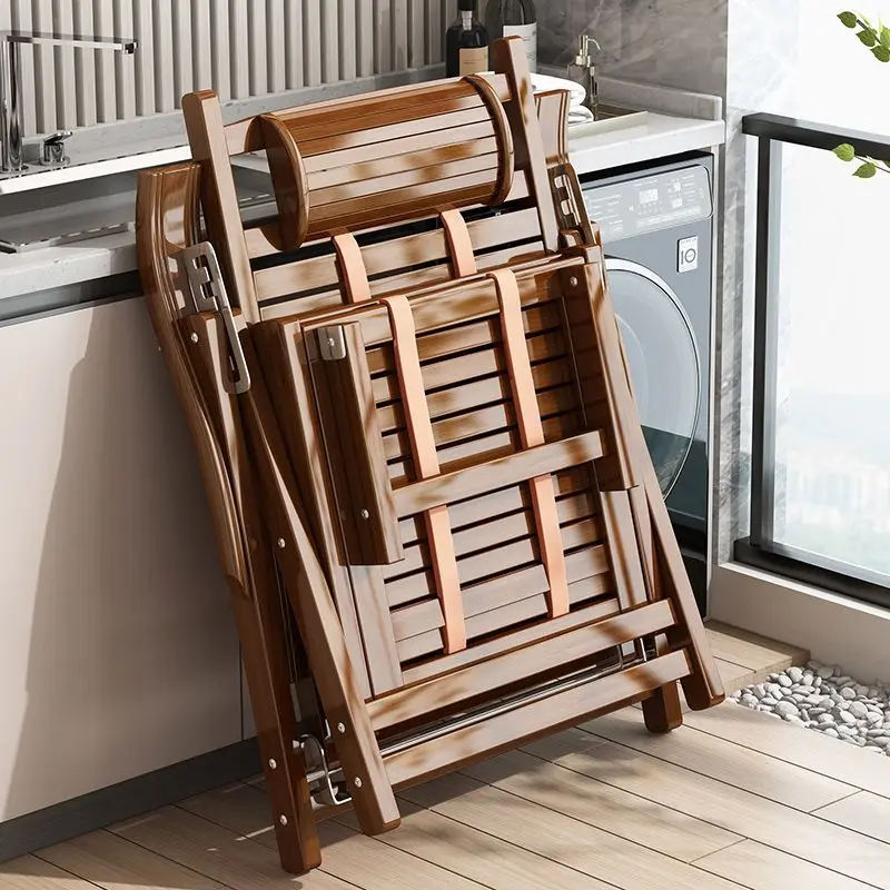 Shake folding adult recliner lunch break adult lounge chair home leisure balcony nap happy elderly chair