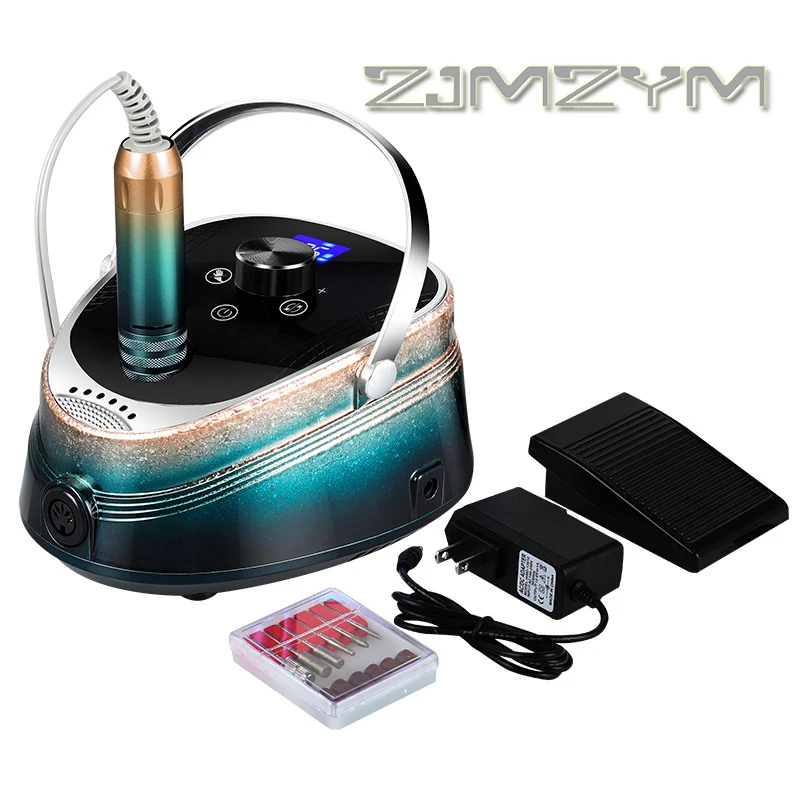 Eis Farbverlauf Nagellack Maschine 35000 U/min wiederauf ladbare geräuscharme bürstenlose Polier nagels chärfer