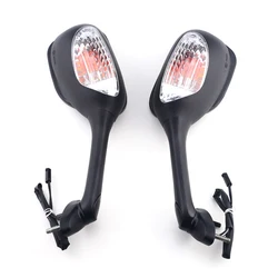 For Suzuki GSXR1000 2005-2016 Rearview Mirrors With Turn Signals Light 2006 2007 2008 2009 2010 2011 2012 2013 2014 2015