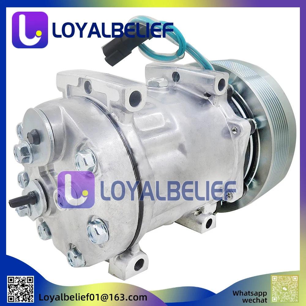 New SD7H15 AC Air Conditioning Compressor 24V For Krone Truck 270124760 3249711 324-9711 507-3868