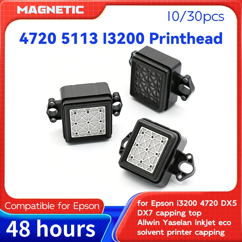 10-30pcs Capping Top for Epson 4720 5113 I3200 Printhead for Large Format Printer Cap Station