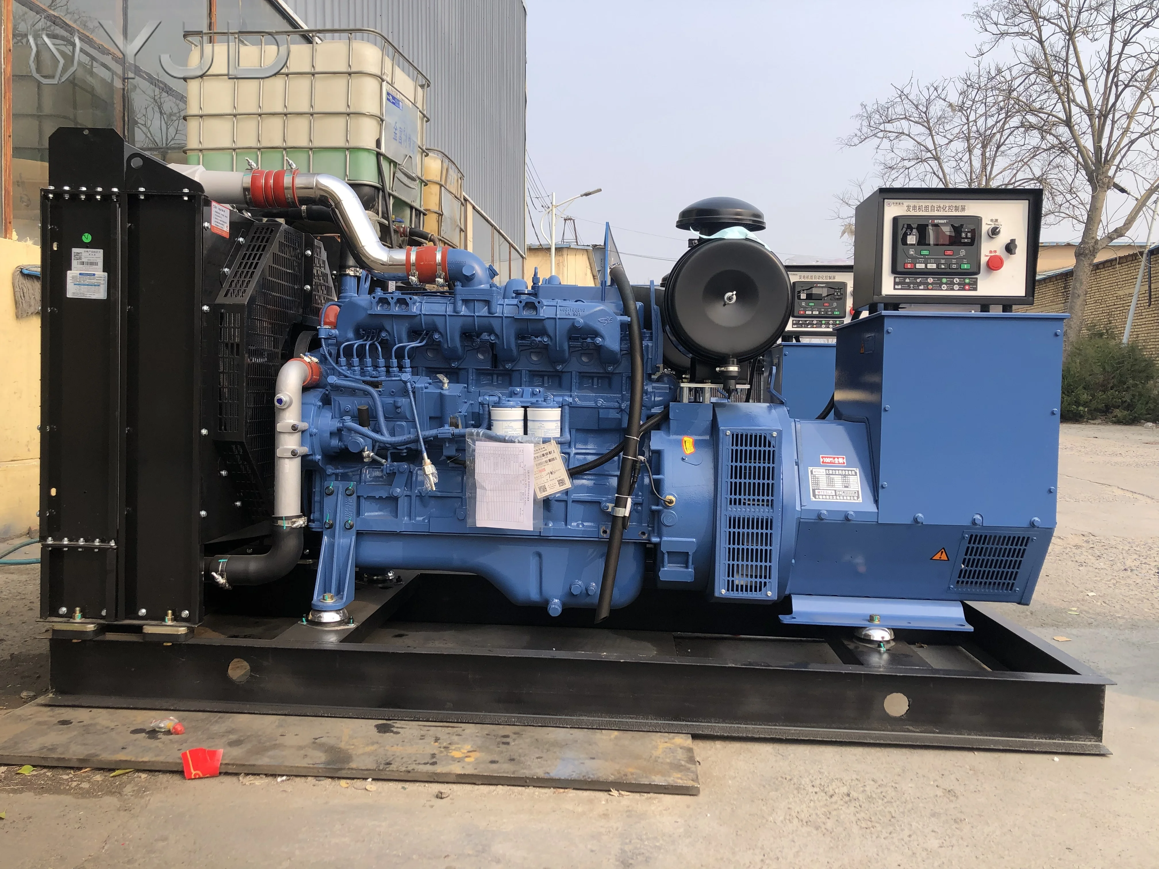 Open Frame Type Yuc-hai YC6B205L-D20 138KW 170KVA Water Cooled 24V DC Auto Start Multi-Voltage 50/60Hz Diesel Generator Set